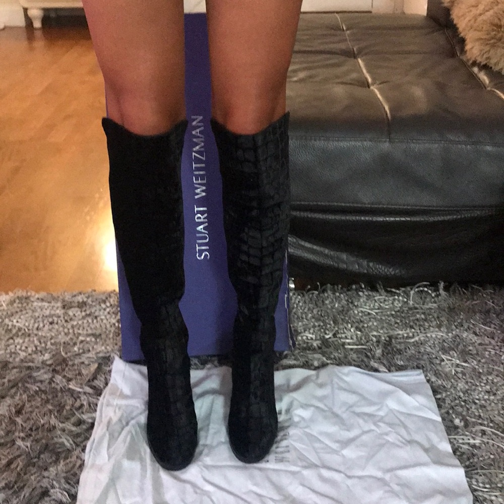 Stuart Weitzman mid-knee boots - Picture 6 of 8